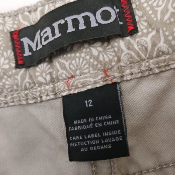 Marmot Capris Pants Size 12 Cotton Blend - Picture 5 of 12